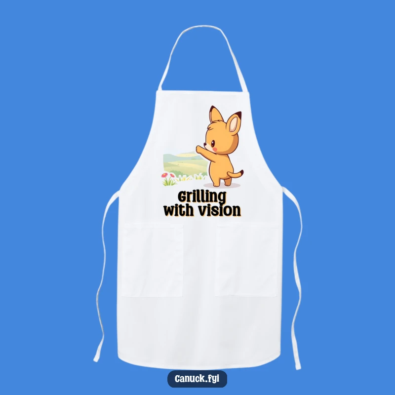 Funny Animal Pointing Apron - Cook with Wanderlust