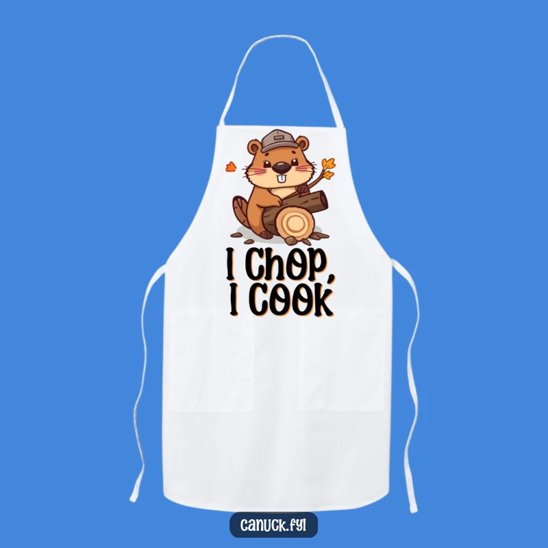 Funny Beaver Lumberjack Apron: Cook with Chopping Flair