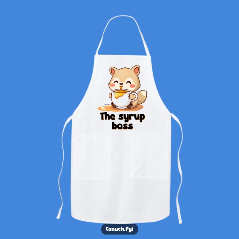 Funny Maple Syrup Animal Apron - Kitchen Sweetness - Perfect Funny Gift!