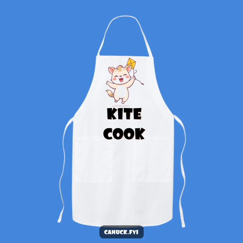 Funny Dancing Animal Kite Apron: Playful Kitchen Wear, Humorous Creature Design