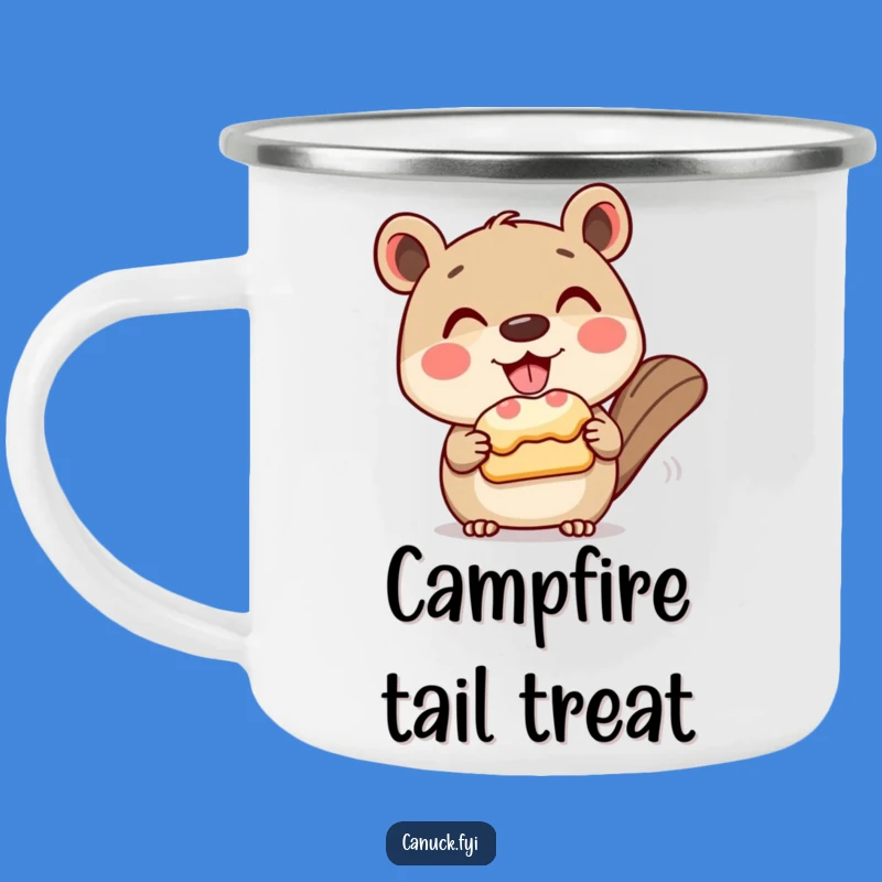 Funny Pastry Animal Camping Mug, Outdoor Gift for Sweet Adventures