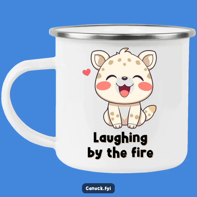 Funny Animal Laughing Camping Mug - Share Laughter Outdoors
