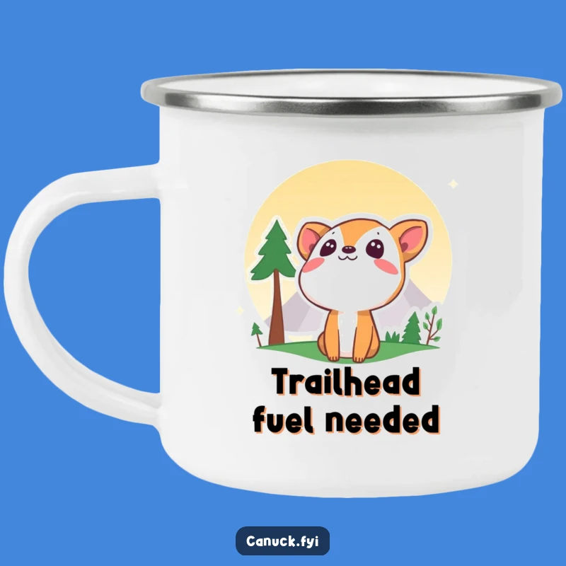 Funny Curious Animal Mountain Camping Mug - Your Trailside Companion