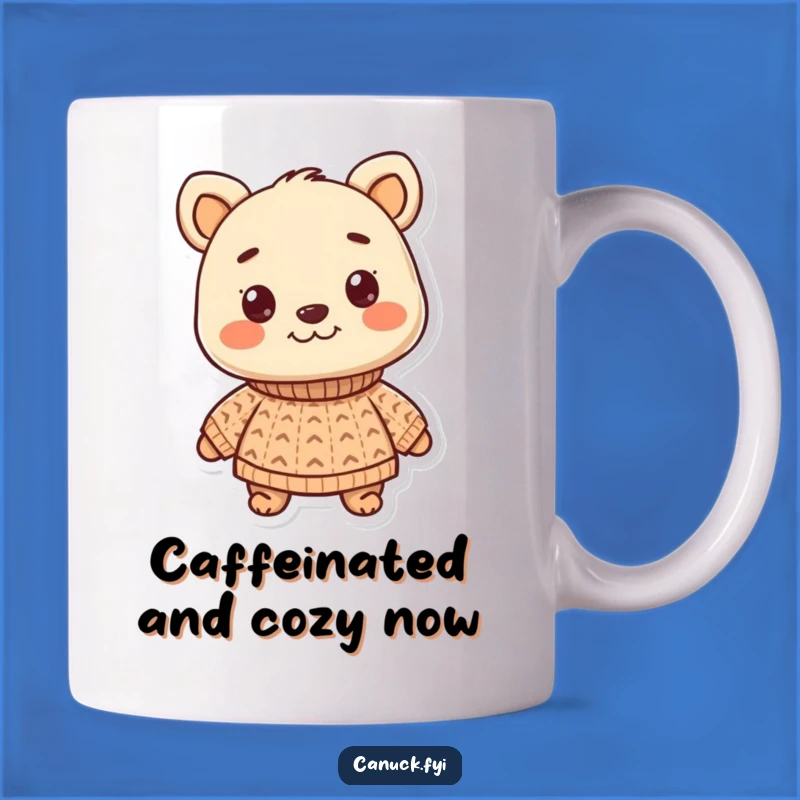 Funny Cozy Animal Sweater Mug - Proud & Smiling Pet Gift