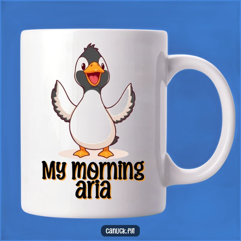 Funny Joyful Loon Mug - Adorable Bird Call Design, Perfect Funny Gift!