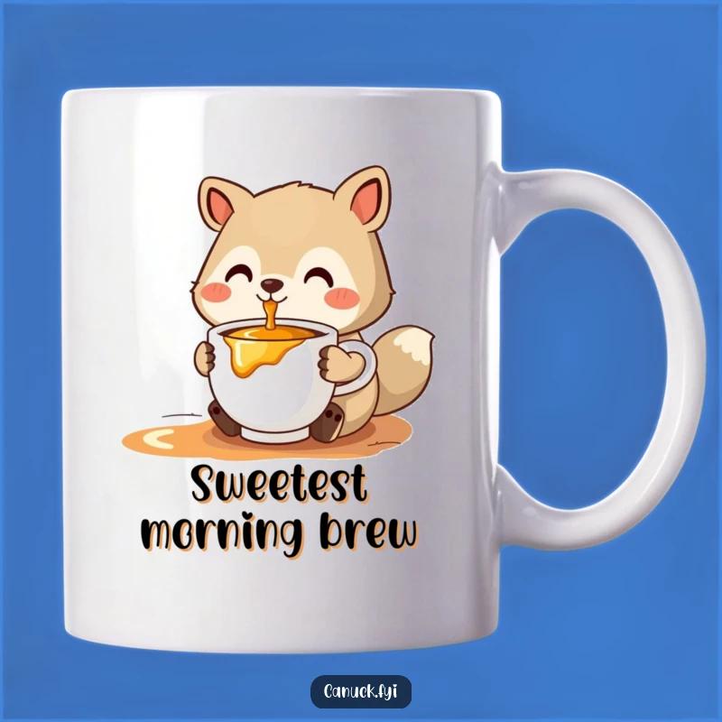 Funny Maple Syrup Animal Mug - Sweet & Cozy Vibes - Perfect Funny Gift