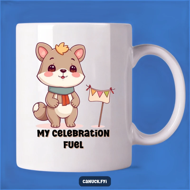 Funny Proud Animal Banner Mug - A Hilarious Celebration Gift for Winners