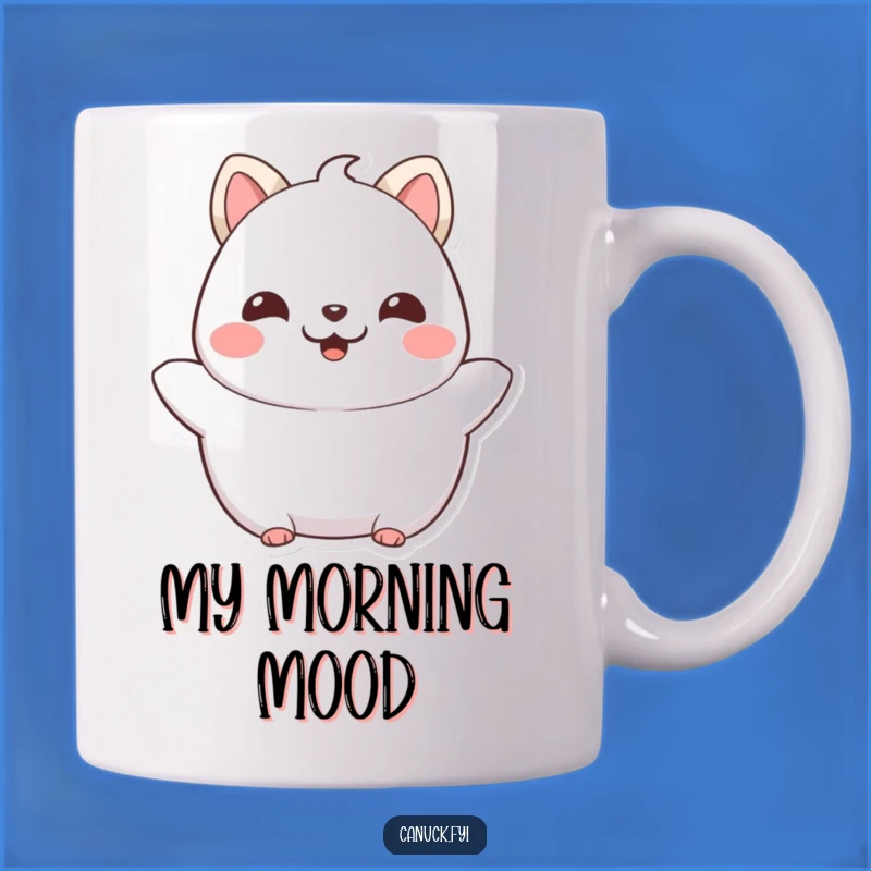 Funny Chubby Cat Mug: Proud & Happy Designer Gift for Cat Lovers