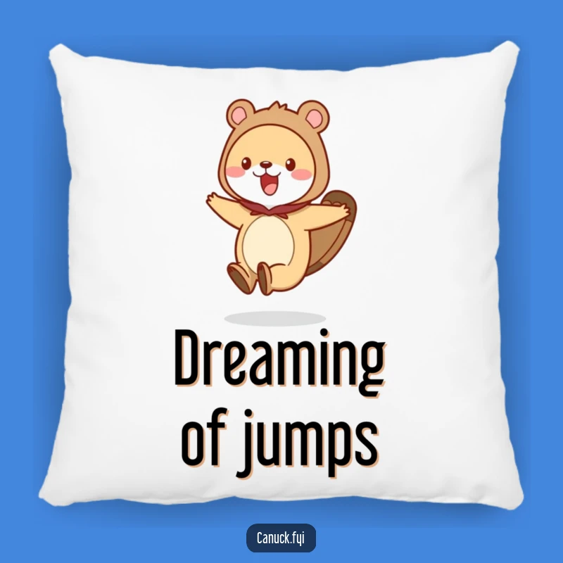 Funny Beaver Tail Costume Pillow - Cozy & Playful - Great Funny Gift!