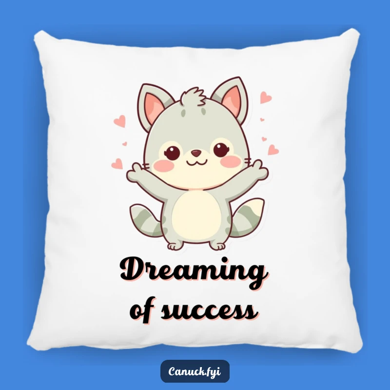 Funny Cute Dog Pillow: Cozy Celebration, Soft Festive Accent