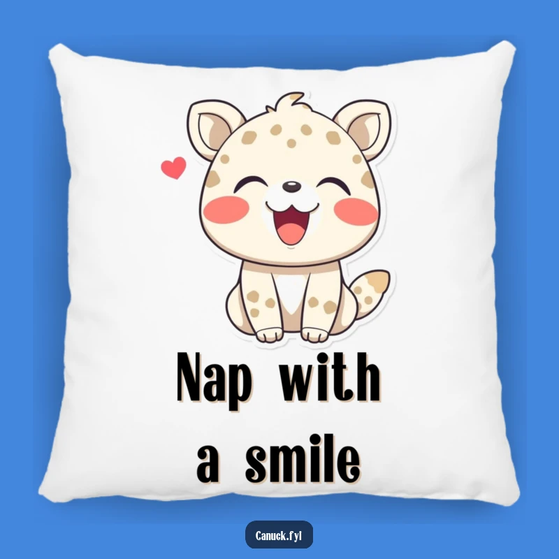 Funny Animal Laughing Pillow - Cozy Comfort & Cheerful Decor