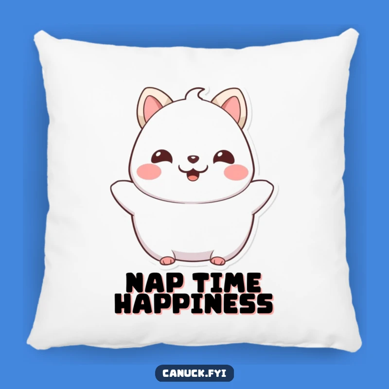 Funny Chubby Cat Pillow: Cozy Pride & Happiness, Soft Designer Accent