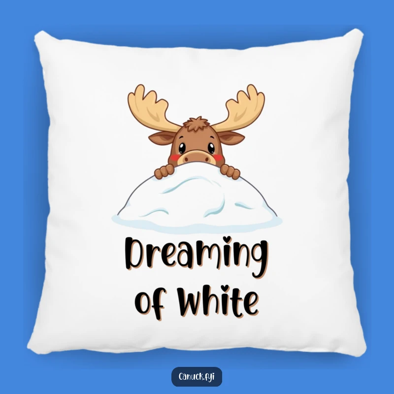 Funny Moose Pillow - Cozy & Hilarious Wildlife Accent for Couch & Bed Gift