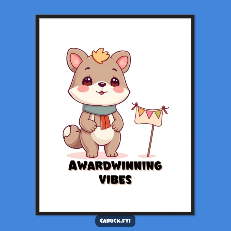 Funny Proud Animal Banner Digital Art - Printable Celebration Decor