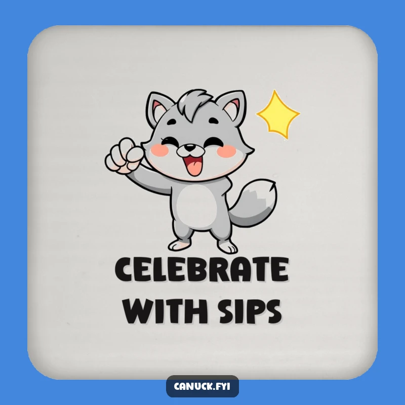 Funny Animal Fist Pump Coaster - Protect Surfaces with Power