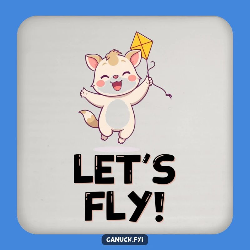 Funny Dancing Animal Kite Coaster: Joyful Protection, Playful Drink Accessory