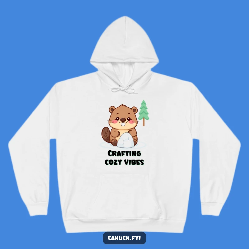 Funny Beaver Hoodie: Cozy Builder, Tiny Igloo Fun, Warm Humorous Gift