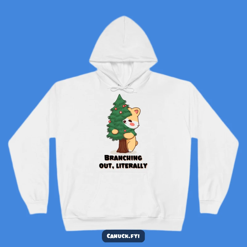 Funny Animal Hugging Tree Hoodie: Cozy and Hilarious Nature Wear Gift