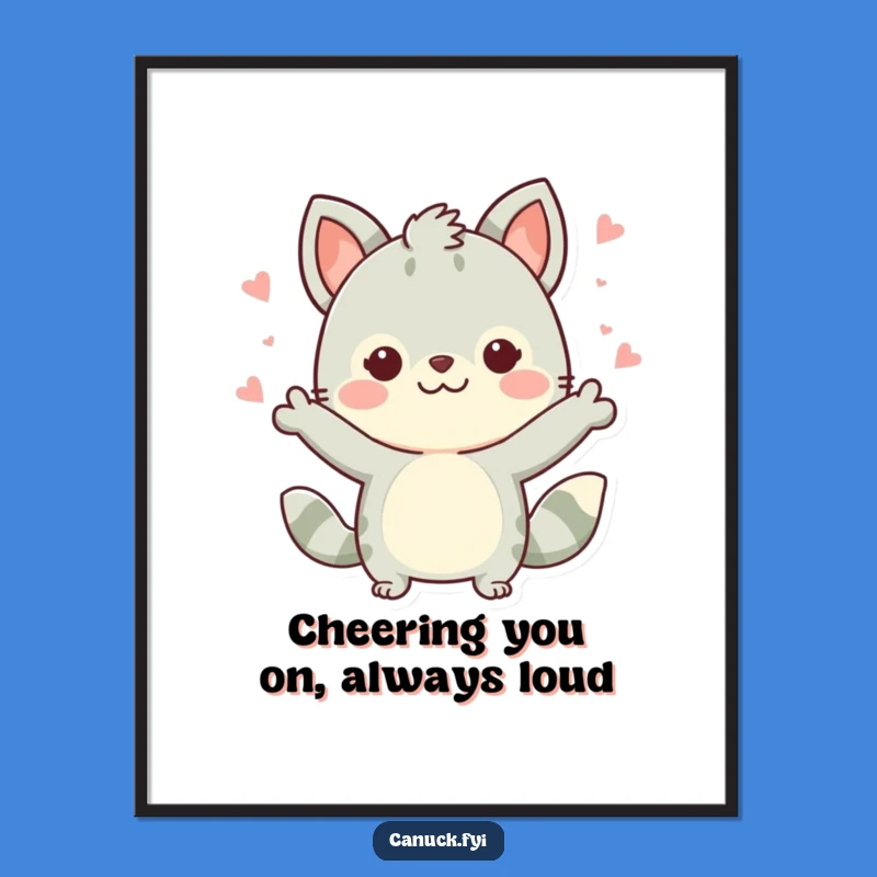 Free Printable Wall Art: Cute Animal Celebration - Funny Downloadable Decor Gift