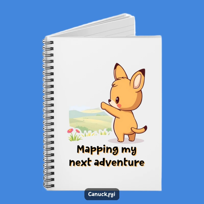 Funny Animal Pointing Notebook - Jot Down Your Travel Dreams