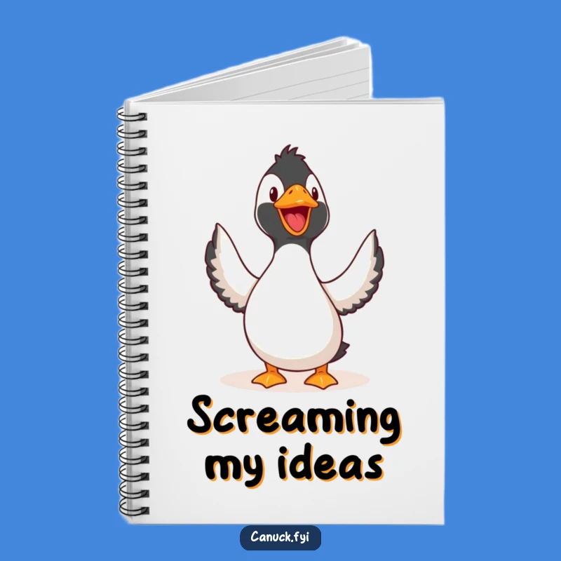 Funny Joyful Loon Notebook - Bird Call Journal, Ideal Funny Gift!