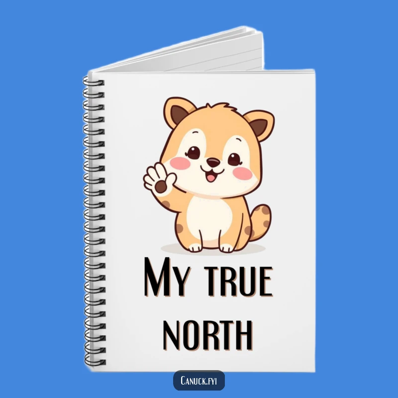 Funny North-Pointing Animal Notebook: Hilarious Greeting Journal Gift