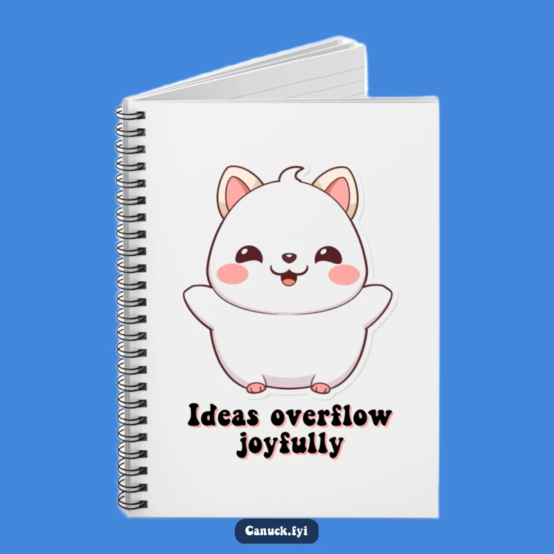 Funny Chubby Cat Notebook: Jot Down Ideas with Pride & Happiness