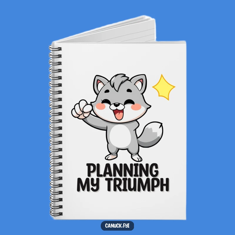Funny Animal Fist Pump Notebook - Jot Down Your Goals