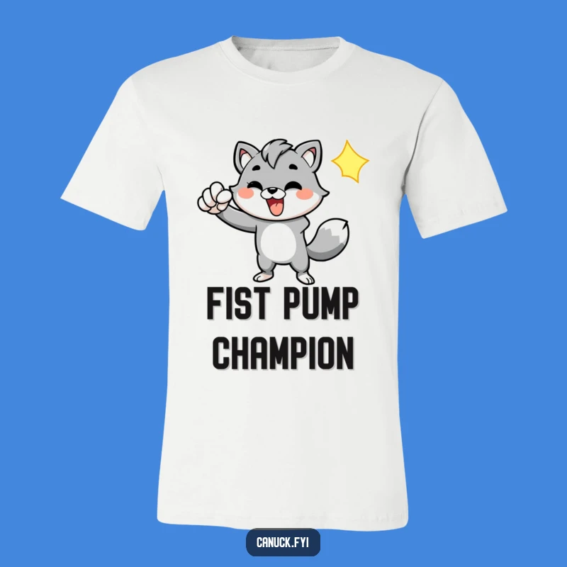 Funny Animal Fist Pump T-Shirt - Wear Your Motivation Proudly