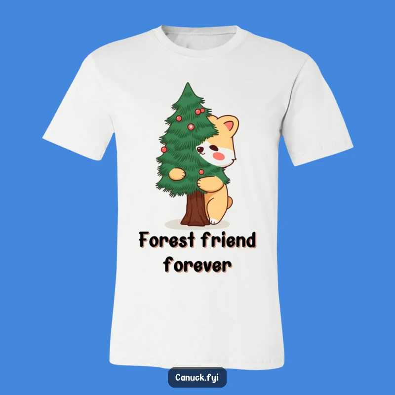 Funny Animal Hugging Tree T-Shirt: Hilarious Nature Lover Tee Gift
