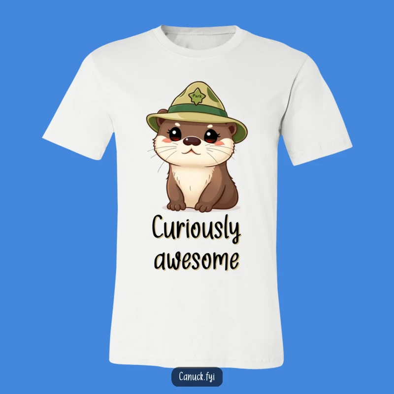Funny Curious Otter T-Shirt: Park Ranger Animal Outdoor Gift
