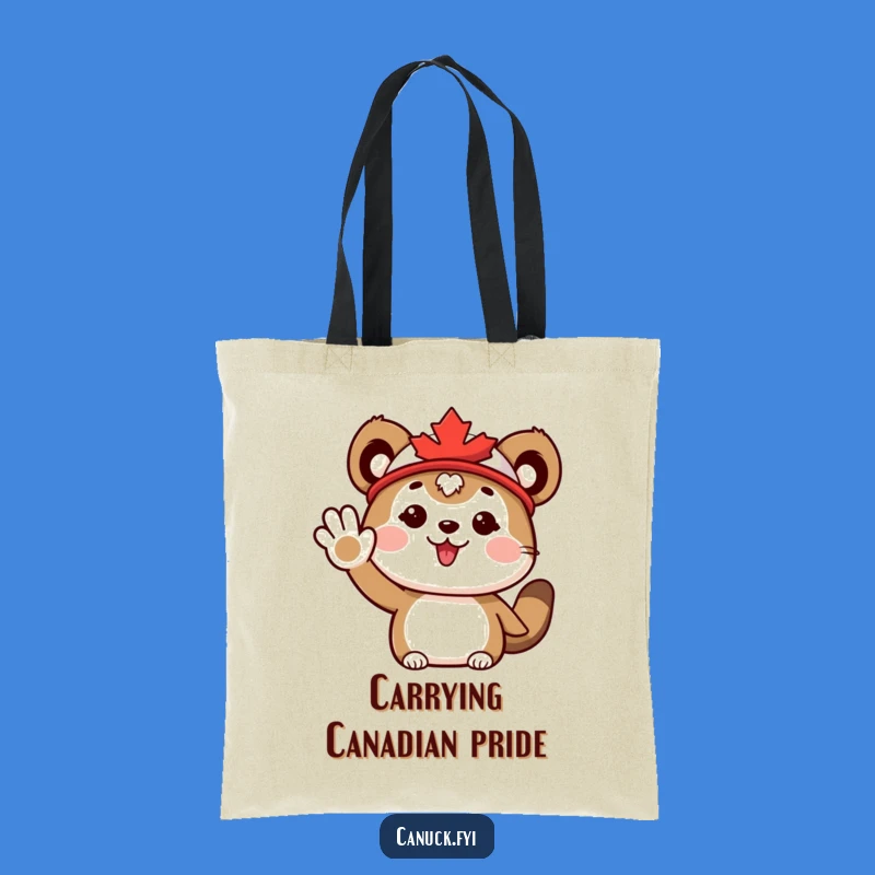 Funny Maple Leaf Animal Tote Bag: Carry Your Enthusiasm Everywhere