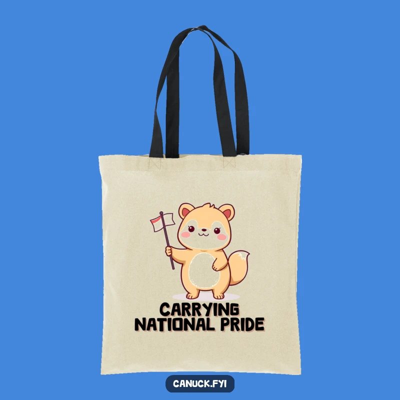 Funny Animal Flag Tote Bag - Cheerful & Patriotic - Your New Favorite Funny Gift!