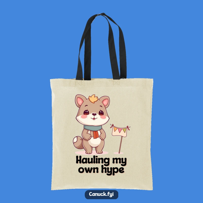 Funny Proud Animal Banner Tote Bag - Carry Your Success with Pride