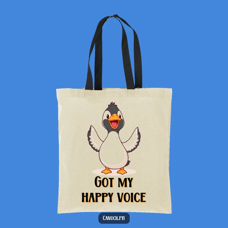 Funny Joyful Loon Tote Bag - Spacious Bird Call Carryall, Perfect Funny Gift!